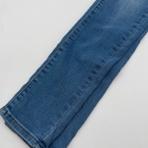 Bamboo Women Blue Jeans Size 0 Stretch Soft Jeggins GUC Light Wash Juniors - Picture 3 of 9